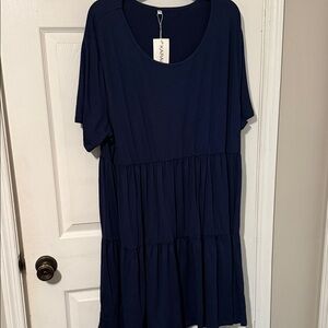 Karalin Navy Blue Dress